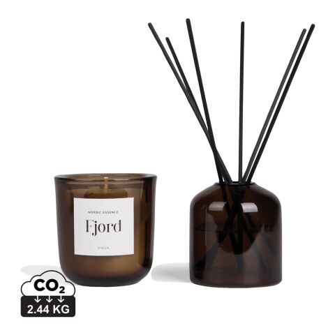 VINGA Nordic Essence Ambiente-Set blau-dunkelbraun | ohne Werbeanbringung | Nicht verfügbar | Nicht verfügbar