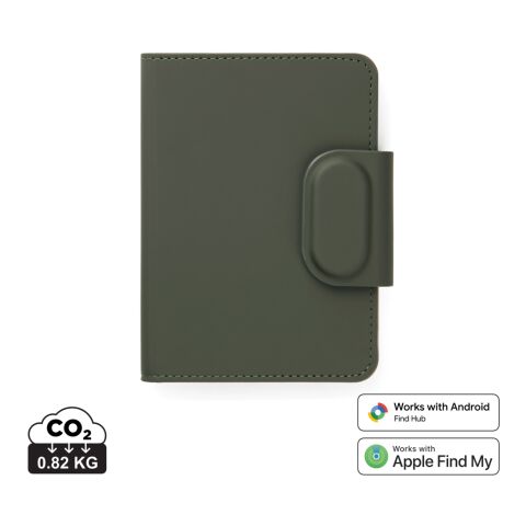 Nachhaltiger Werbeartikel VINGA Baltimore RCS Passport Cover mit Dual-Finder – grau