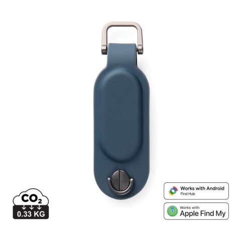 Werbeartikel VINGA Baltimore Schlüsselfinder & Key Organiser, App-Ortung für Apple & Android – navy blau – mit Logo bedruckt