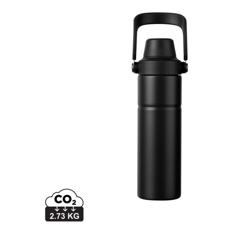 VINGA Baltimore Trek RCS recycelte SS Flasche 600ml schwarz | ohne Werbeanbringung | Nicht verfügbar | Nicht verfügbar