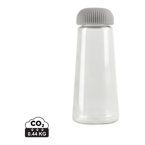 Nachhaltiger Werbeartikel VINGA Erie 575 ml Trinkflasche kegelförmig aus 66% RCS-recyceltem PET ergonomisch & standsicher – weiß – mit Logo bedruckt