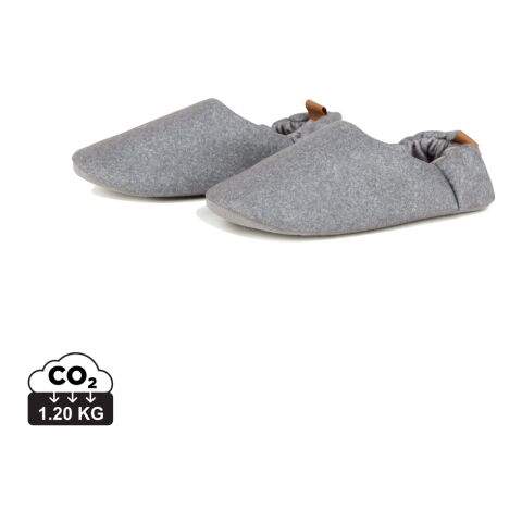 VINGA Moulton Hausschuhe aus RCS rPET (L/XL) grau | ohne Werbeanbringung