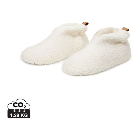 VINGA Santos kuschelige Hausschuhe aus RCS recyceltem PET grau | Nicht verfügbar | ohne Werbeanbringung