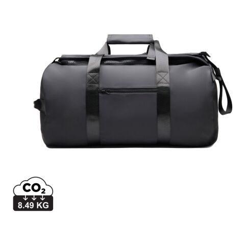 Werbeartikel VINGA Baltimore RCS Wochenend-Rucksack – schwarz – mit Logo bedruckt