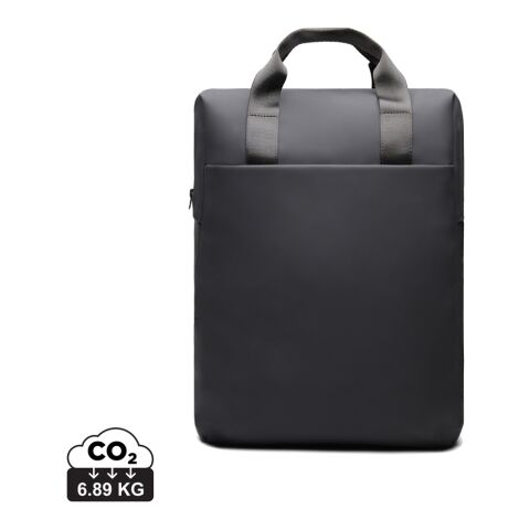 Werbeartikel VINGA Baltimore RCS Tote Rucksack – schwarz – mit Logo bedruckt