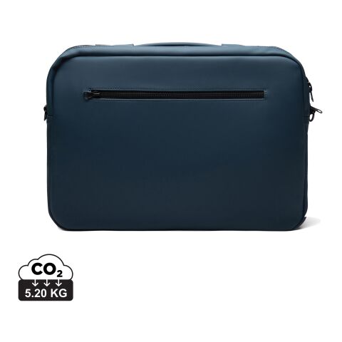 Werbeartikel VINGA Baltimore RCS wandelbare Rucksack-Aktentasche – navy blau – mit Logo bedruckt