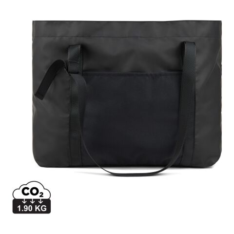 VINGA Livorno Maxi-Tasche aus GRS recyceltem Polyester schwarz | ohne Werbeanbringung | Nicht verfügbar | Nicht verfügbar