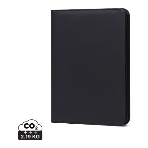 Werbeartikel VINGA Baltimore RCS A4 Portfolio – schwarz – mit Logo bedruckt
