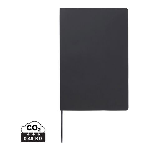 VINGA Baltimore RCS PU Softcover Notizbuch schwarz | ohne Werbeanbringung | Nicht verfügbar | Nicht verfügbar