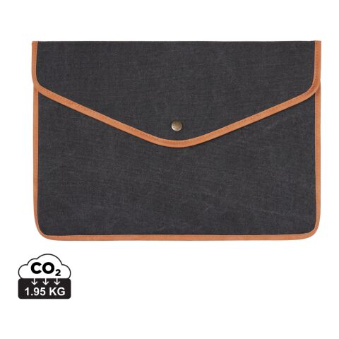 VINGA Bosler 16&quot; Laptop-Tasche aus GRS recyceltem Canvas schwarz | ohne Werbeanbringung | Nicht verfügbar | Nicht verfügbar