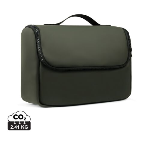 Werbeartikel VINGA Baltimore Reise-Kosmetiktasche – grün – Kosmetiktaschen, Kulturbeutel & Schminktaschen mit Logo bedruckt