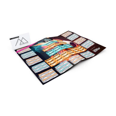 WM-Card RECYCLING Spielplan Fußball-WM 2026 ausfaltbar mit Umschlag