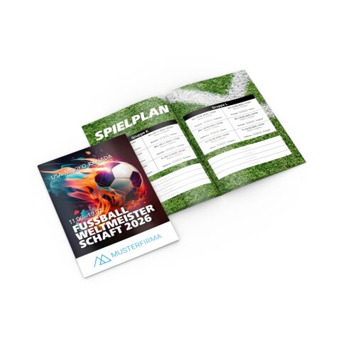 WM-Miniplaner Spielplan-Magazin Fußball-WM 2026
