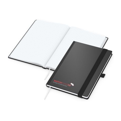 Mitarbeitergeschenk Notizbuch Vision-Book EXPRESS – schwarz – mit Logo geprägt DIN A5 Hardcover 192 Seiten für die Büroausstattung