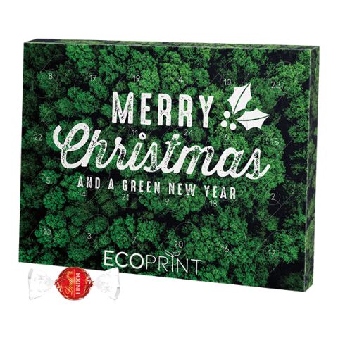 Adventskalender ECO XL ohne Werbeanbringung | 24 Lindt LINDOR Milchkugeln