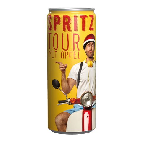 Getränkedose, 250ml weiß | ohne Werbeanbringung | 1 Dose Apfelsaft