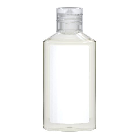 50 ml Flasche - Hände-Desinfektionsgel (DIN EN 1500) - Body Label Transparent | 4C &quot;Body Label&quot; glänzend