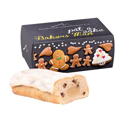 Christstollen Mini weiß | 4C-Digitaldruck