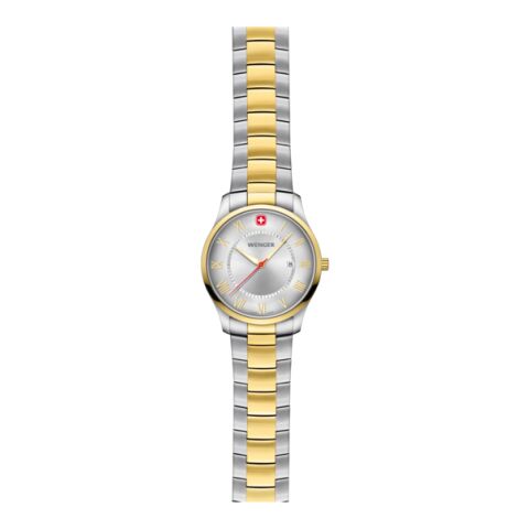 Wenger City Classic Weiß Uhr Gravur Uhr