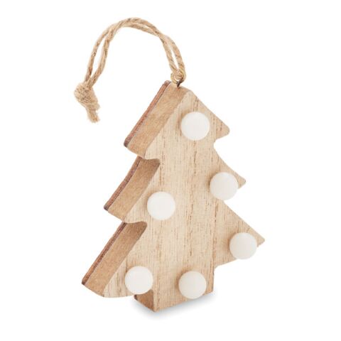 Anhänger aus Holz mit LED holzfarben | ohne Werbeanbringung | Nicht verfügbar | Nicht verfügbar