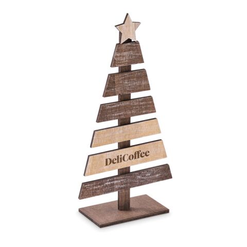 Weihnachtsbaum aus Holz holzfarben | ohne Werbeanbringung | Nicht verfügbar | Nicht verfügbar