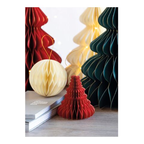 Weihnachtsschmuck aus Papier rot | ohne Werbeanbringung | Nicht verfügbar | Nicht verfügbar | Nicht verfügbar