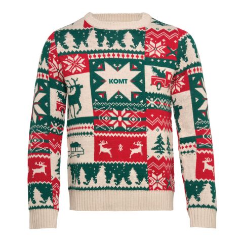 Weihnachtspullover S-M beige | ohne Werbeanbringung | Nicht verfügbar | Nicht verfügbar | Nicht verfügbar