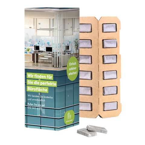 Adventskalender ECO High Tower 4c Euroskala | 24 Alpenmilch-Schokotäfelchen