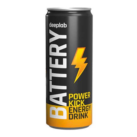 Getränkedose, 250ml transparent | ohne Werbeanbringung | 1 Dose KAIF Energydrink