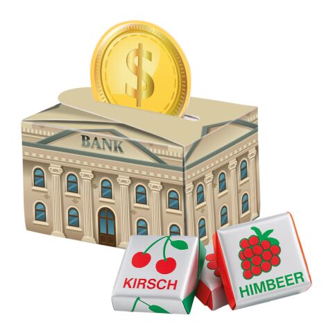 Geschenkbox Mini rund ohne Werbeanbringung | Fruchtkaramellen Kaubonbons