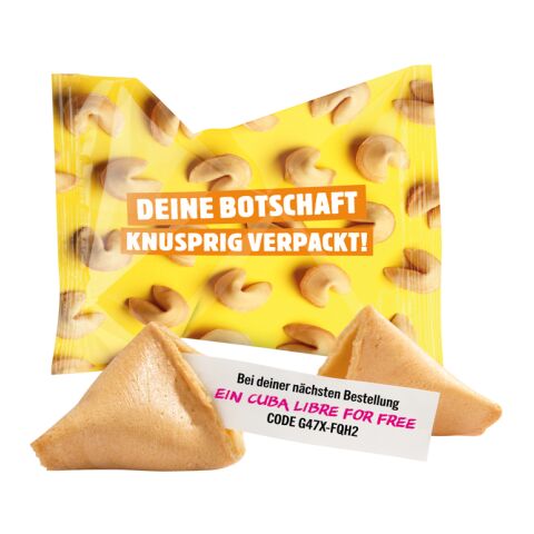 Glückskeks weiß | 4c Euroskala - Folie