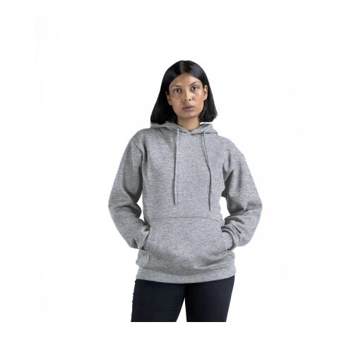 Werbeartikel Hoodie unisex – grau – M – mit Logo bedruckt