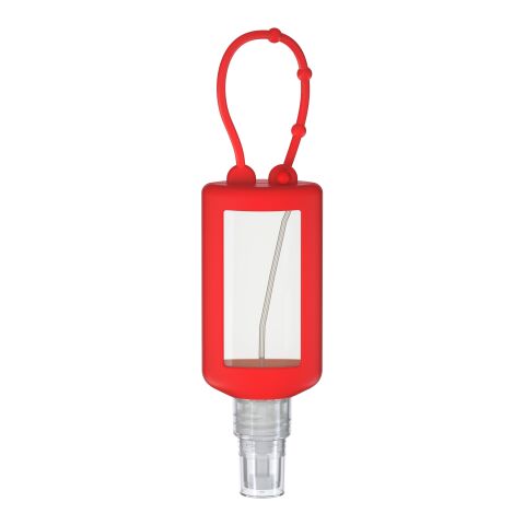50 ml Bumper rot - Hände-Desinfektionsspray (DIN EN 1500) - Body Label Rot | ohne Werbeanbringung | Rot