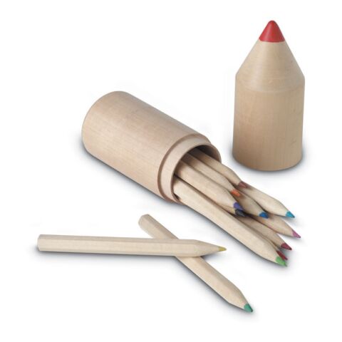 Holzbox mit 12 Stiften holzfarben | ohne Werbeanbringung | Nicht verfügbar | Nicht verfügbar | Nicht verfügbar