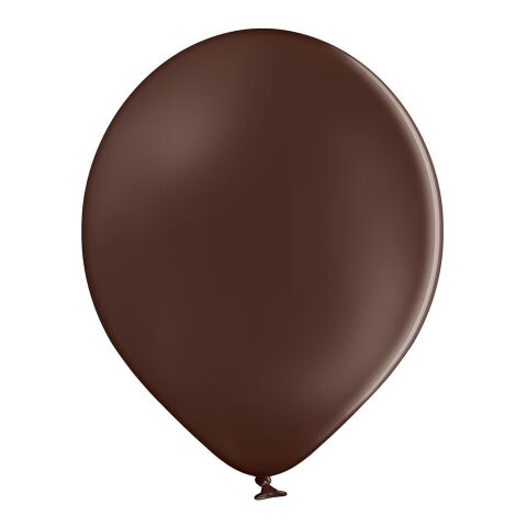 Werbeartikel Luftballon – dunkelbraun – 80/90 cm – mit Logo bedruckt