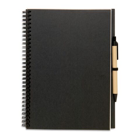 Recyceltes Notizbuch 70 Seiten schwarz | ohne Werbeanbringung | Nicht verfügbar | Nicht verfügbar | Nicht verfügbar