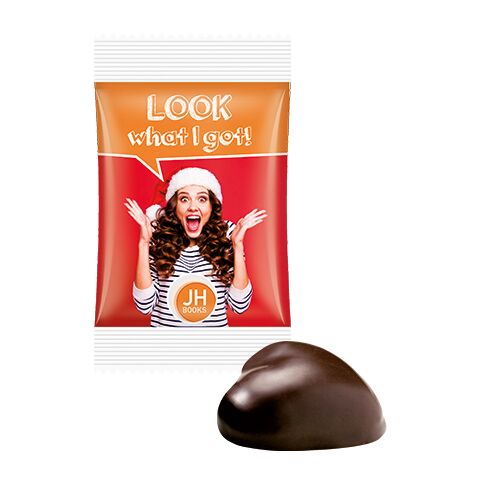 Lebkuchen Herz weiß | ohne Werbeanbringung