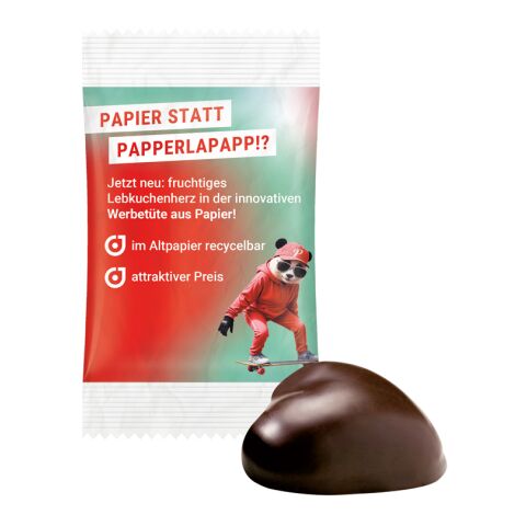 Lebkuchenherz WEISS Papiertüte 4c Euroskala - Folie