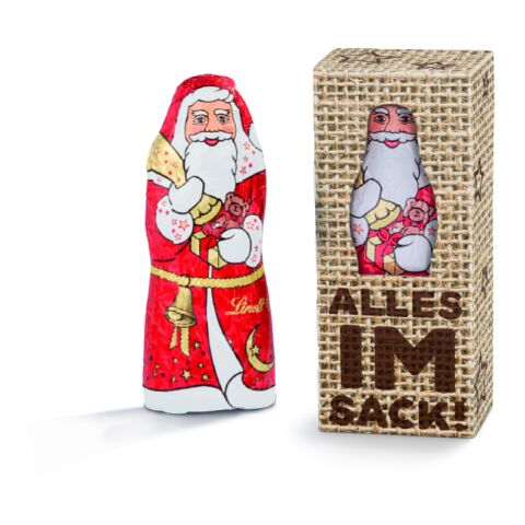 Lindt Weihnachtsmann 10 g Werbebox weiß | ohne Werbeanbringung