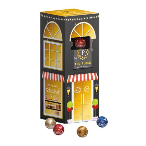 Mini Kugeln Tower Adventskalender Lindt weiß | ohne Werbeanbringung