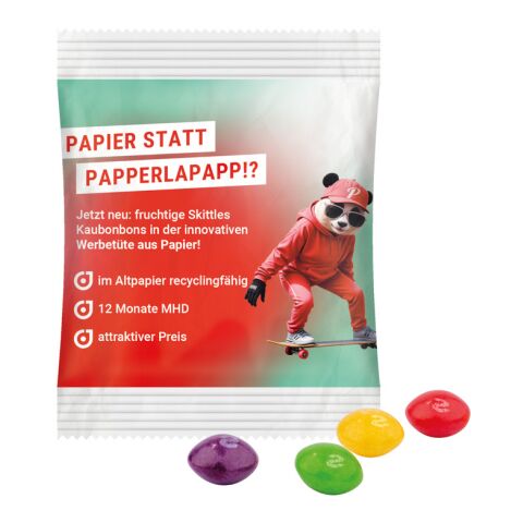 Streuartikel Skittles Kaubonbons – fruchtig – mit bedrucktem Etikett 10 g als ideales Give-away für Messen und Firmenveranstaltungen