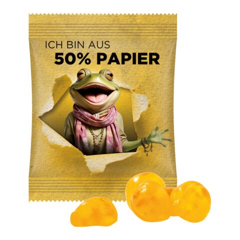 Minitüte 15 g Trolli Vitamin-Fruchtgummi weiß | ohne Werbeanbringung | Folie, 50%Papieranteil