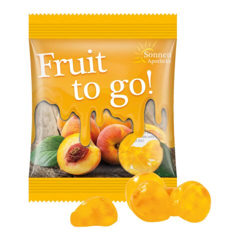 Werbeartikel Minitüte 15 g Trolli Vitamin-Fruchtgummi – transparent – mit Logo bedruckt