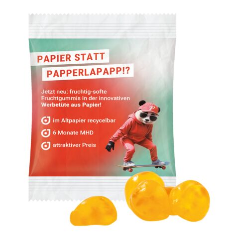 Minitüte 15 g Trolli Vitamin-Fruchtgummi weiß | ohne Werbeanbringung | Recyclingfähiges Papier