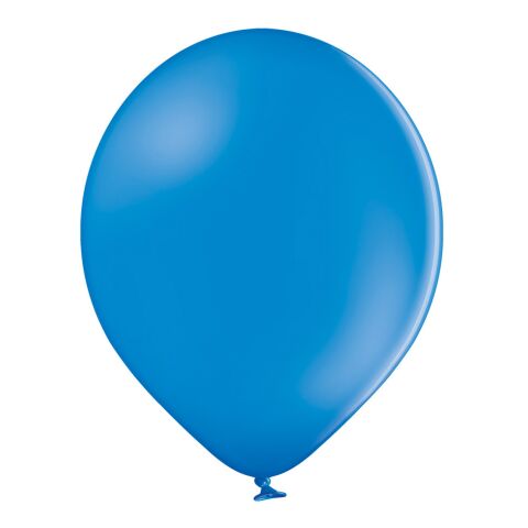 Werbeartikel Luftballon – mittelblau – 80/90 cm – mit Logo bedruckt