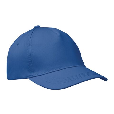 Werbeartikel 5-Panel-Baseball-Cap – königsblau – Cap / Kappe mit Logo bedruckt