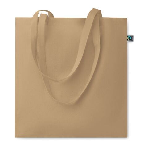Werbeartikel Einkaufstasche Fairtrade 140g – elfenbein – Einkaufstasche / Werbetasche mit Logo bedruckt