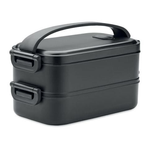Lunchbox recyceltes  PP schwarz | ohne Werbeanbringung | Nicht verfügbar | Nicht verfügbar | Nicht verfügbar