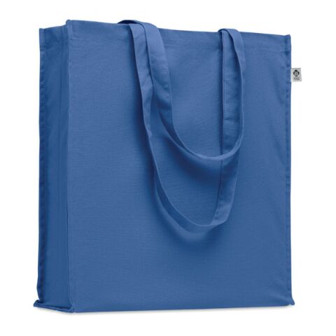Werbeartikel Einkaufstasche Organic Cotton – königsblau – mit Logo bedruckt