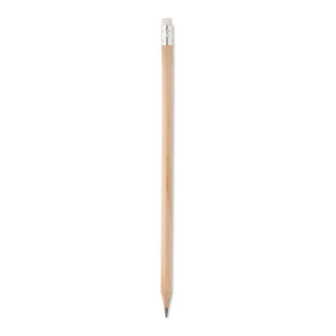 Bleistift mit Radiergummi holzfarben | ohne Werbeanbringung | Nicht verfügbar | Nicht verfügbar